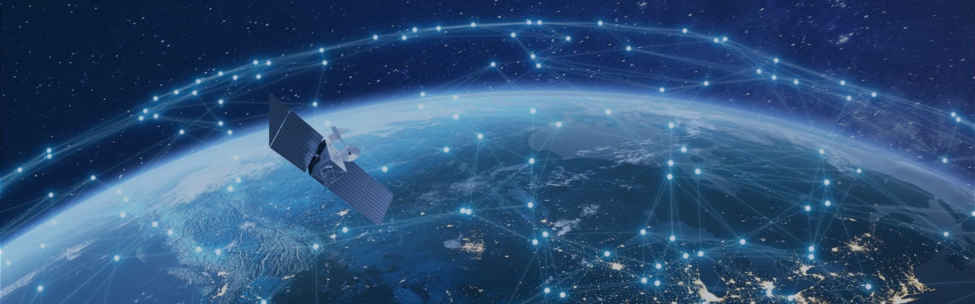 Satellite orbiting Earth