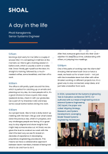 Day in the life - Photi