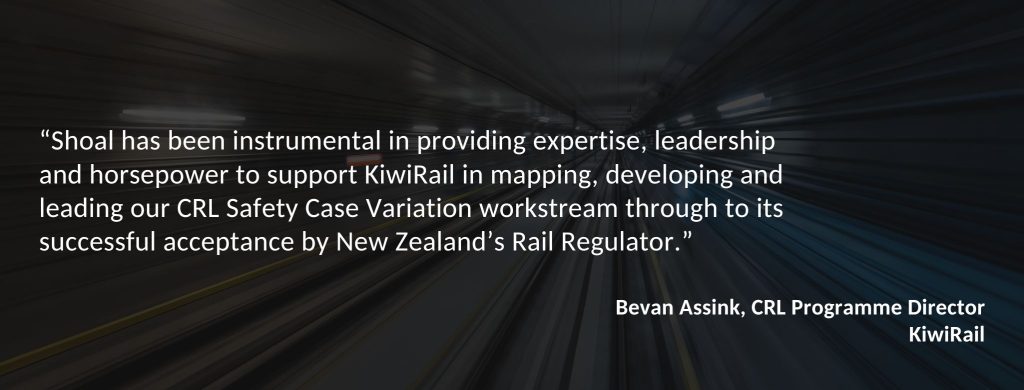 KiwiRail testimonial for Shoal Group