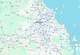 Brisbane map