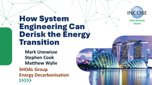 How System Engineering can derisk the energy transition